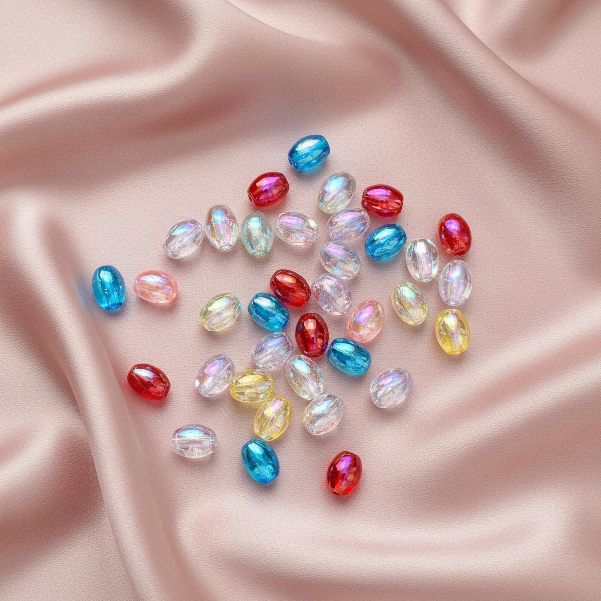 Rainbow Crystal Beads for Jewellery Making, Multicolour image 5