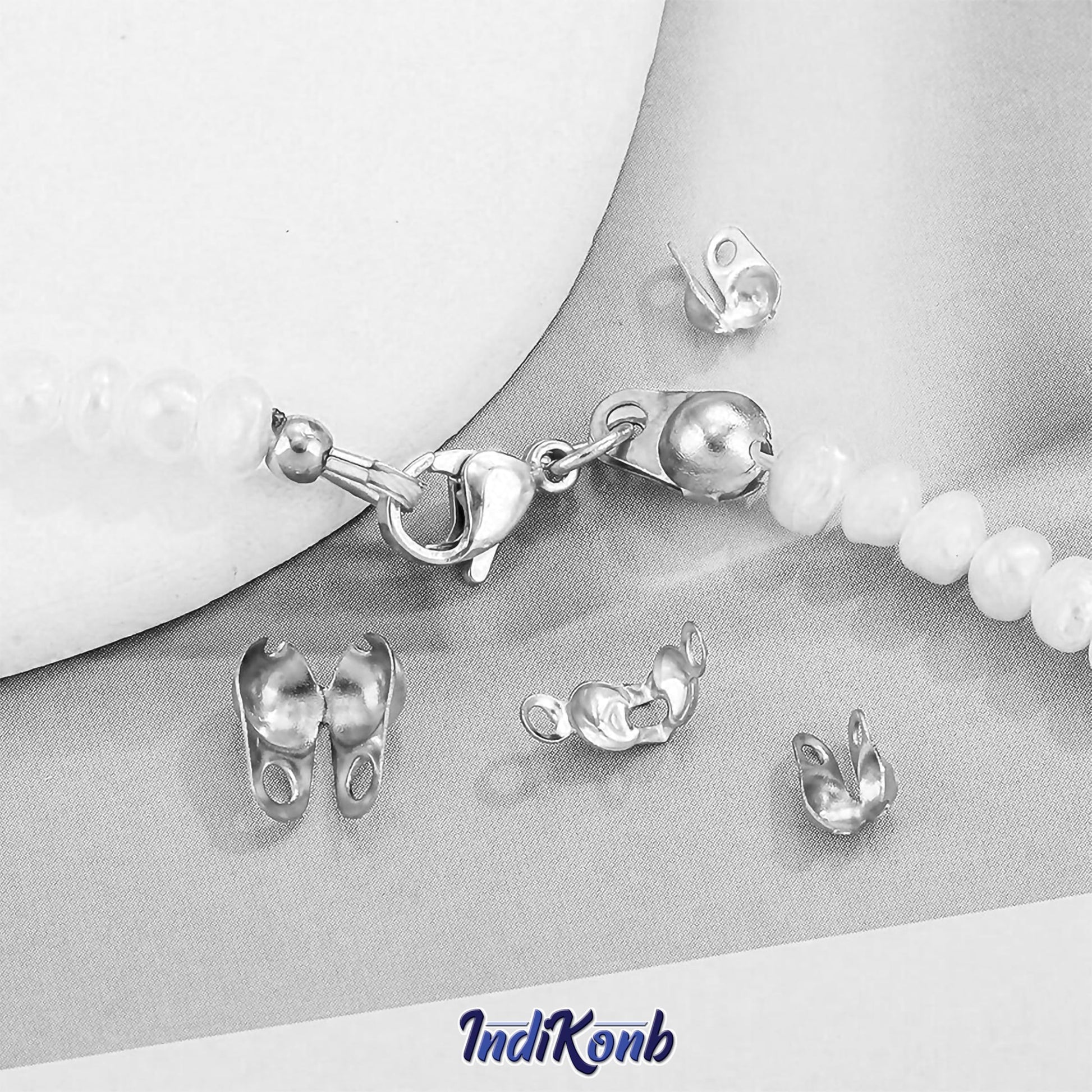 Silver 8mm jewellery making kit offers a complete creative setup for DIY jewellery making, bracelet making and craft classes.