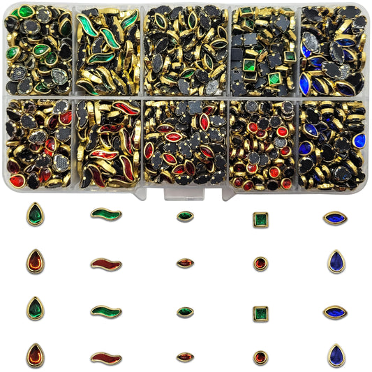 Multicolor Kundan Stones for Embroidery and Jewelry help complete embellishment work, Lippan art and fabric decoration without looking heavy.