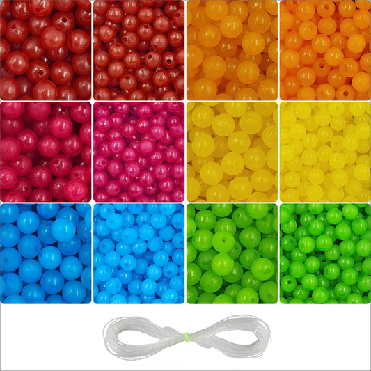 Multicolour and pearl s and 6mm beads bring visual interest to bracelet making, necklace making and DIY jewellery projects with clean decorative look.