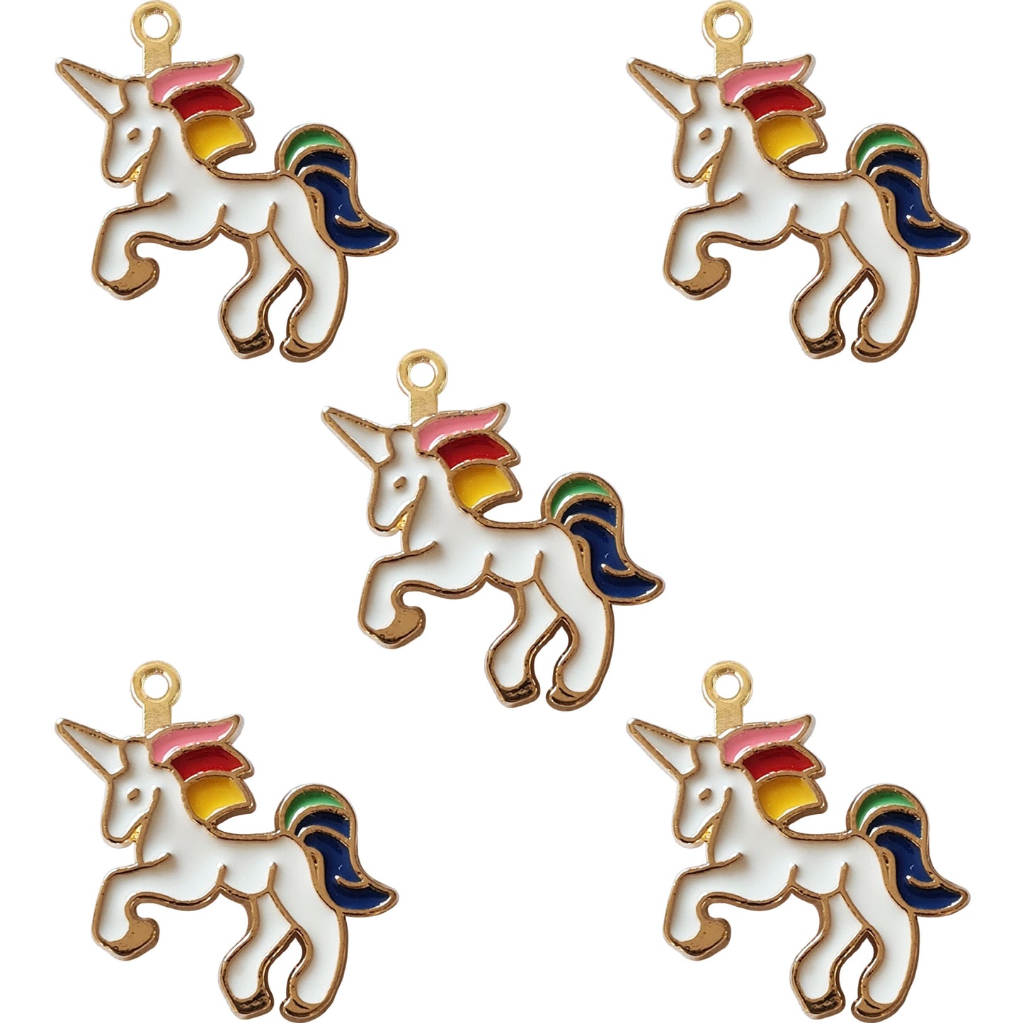 Unicorn Charms - Set of 5