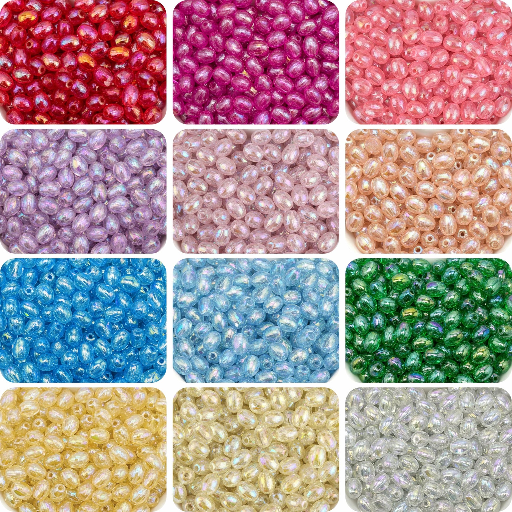 Rainbow Crystal Beads for Jewellery Making, Multicolour product image