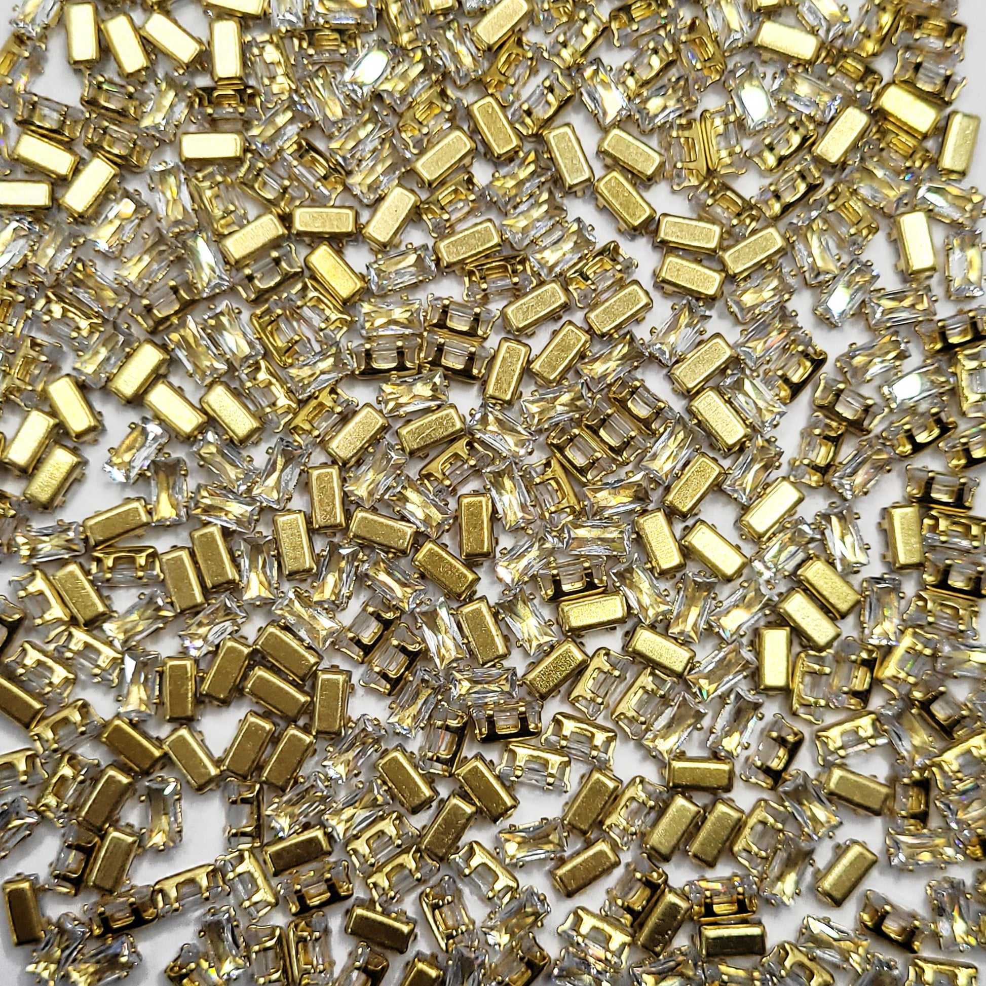 Tube 3x6 and multicolour rhinestone and stone rhinestones and flatback stones work naturally in embellishment work, Lippan art and fabric decoration and help keep the design neat.