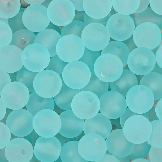 Ice Frost Matte Acrylic Beads