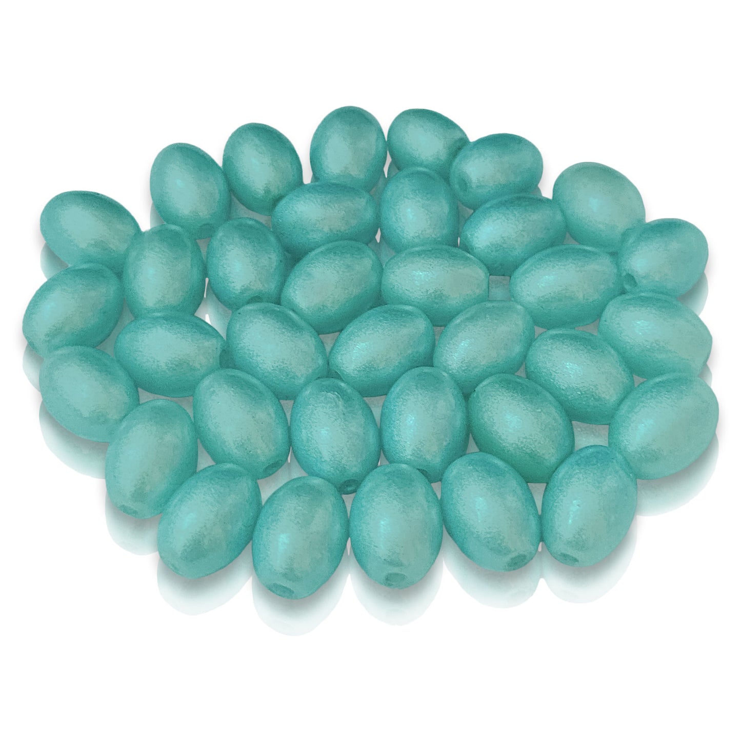 Glass Oval Beads - 8x10mm