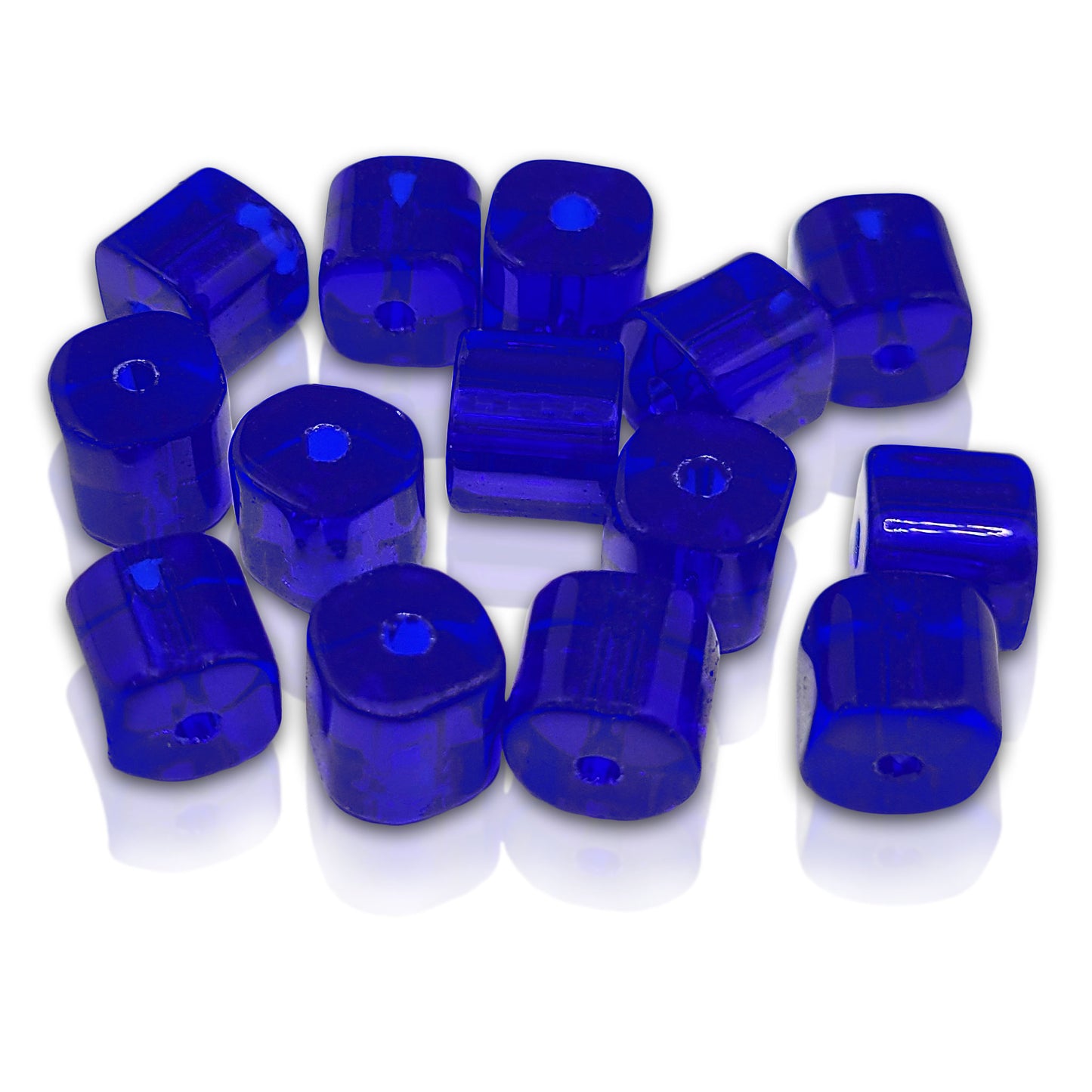 Glass Cube Spacer Beads