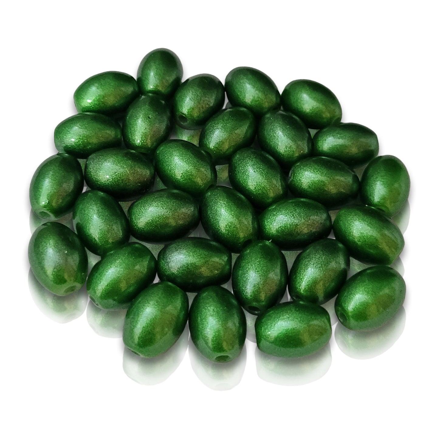 Glass Oval Beads - 8x10mm