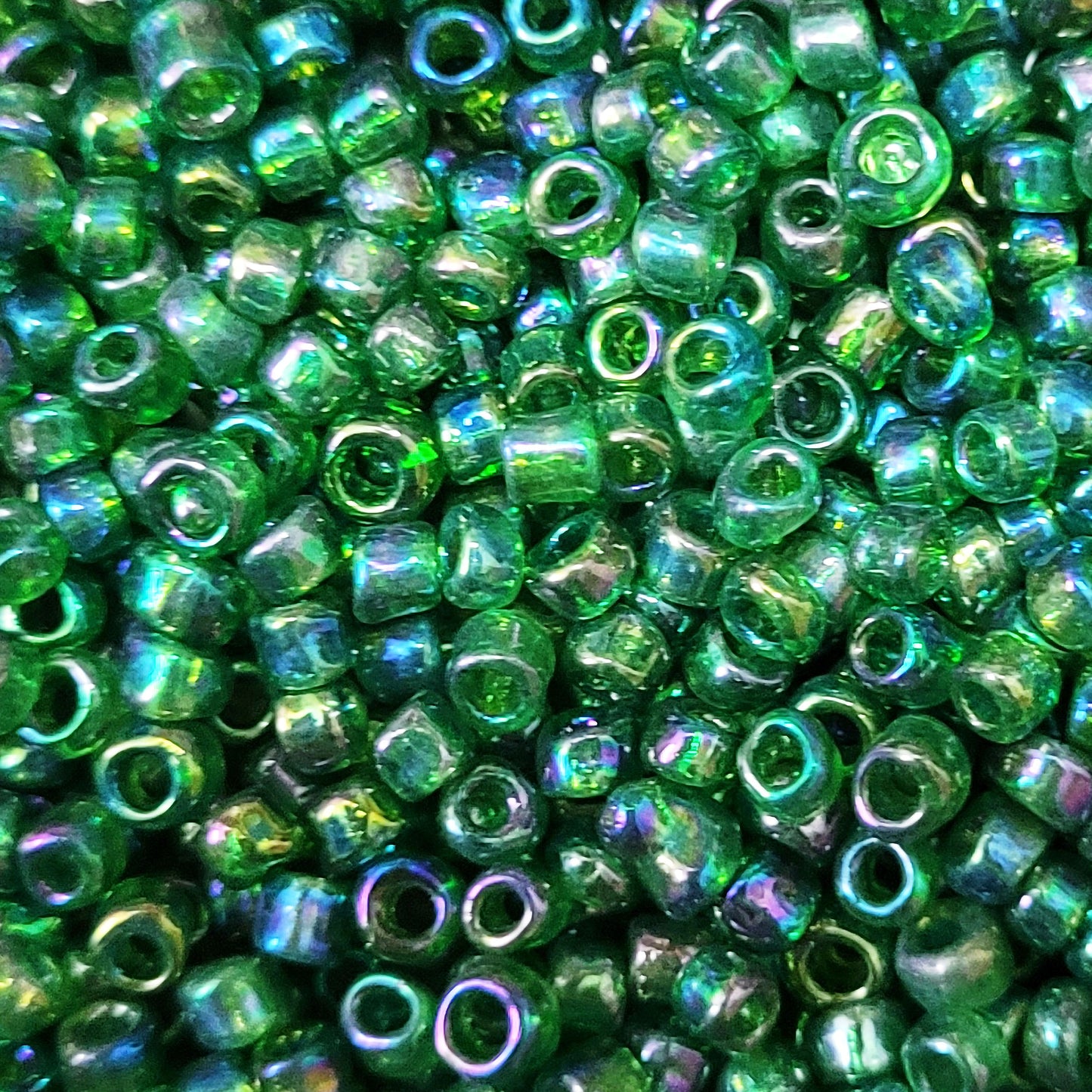 Rainbow Glass Seed Beads