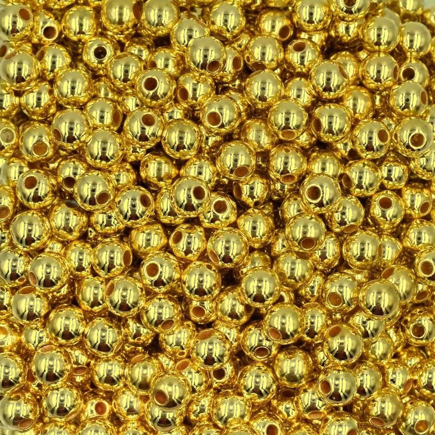 Golden Pearl Beads