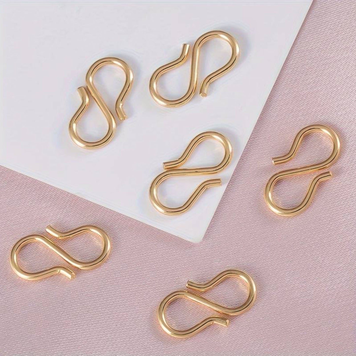 Metallic Earring S Hooks - 25 pcs