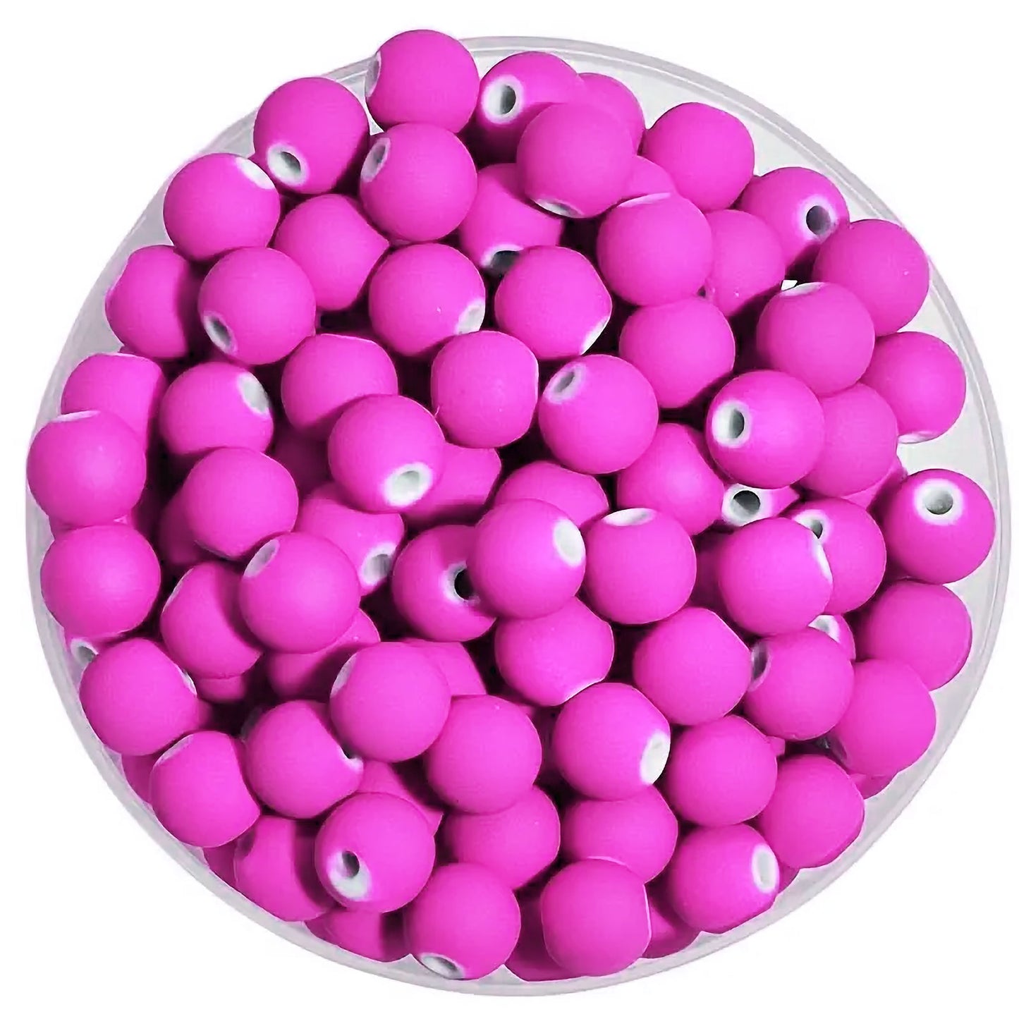 Glass Matte Beads 8mm - 35 pcs