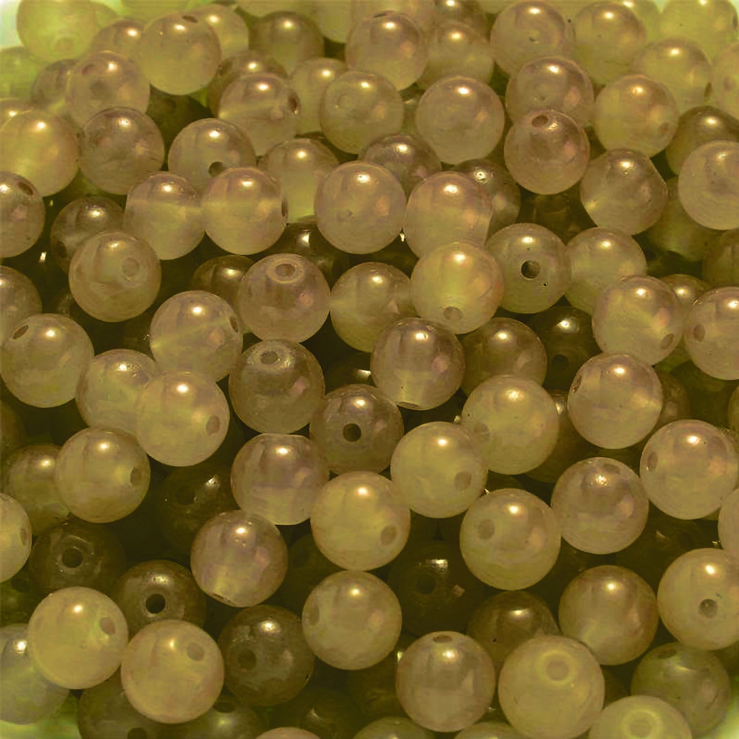 Jelly Glass Beads - 6mm