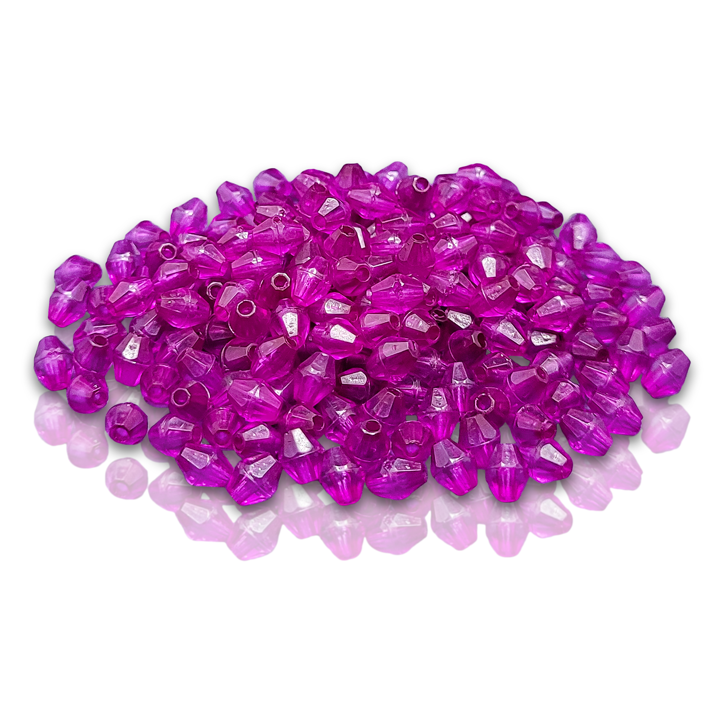 Bicone Acrylic Beads