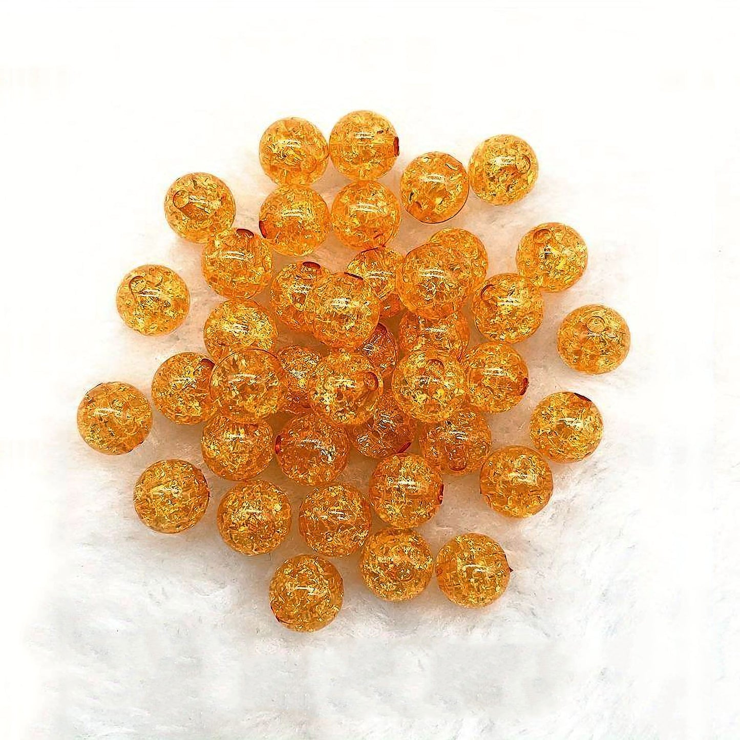 Crackle Glass Beads - 6mm