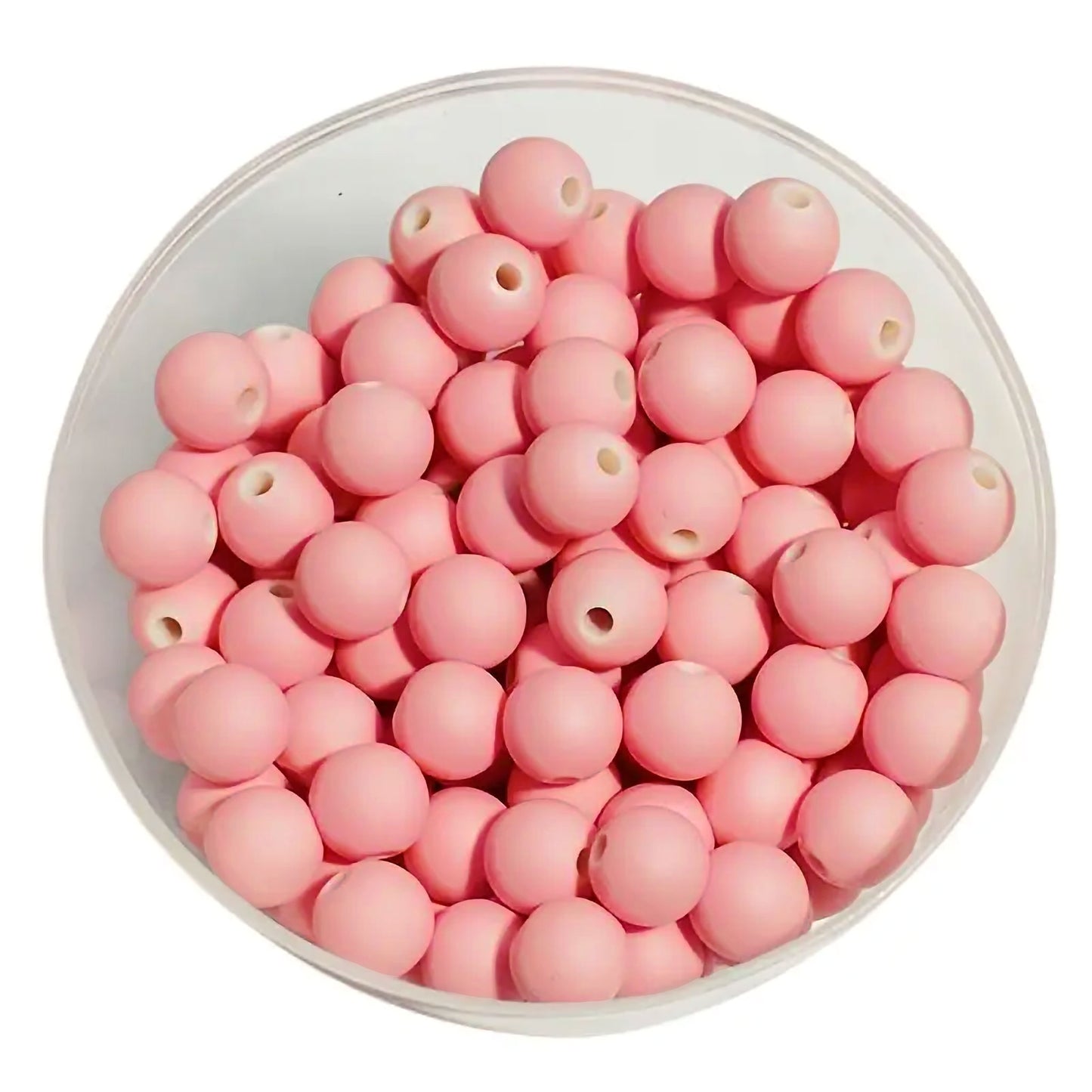 Glass Matte Beads 8mm - 35 pcs