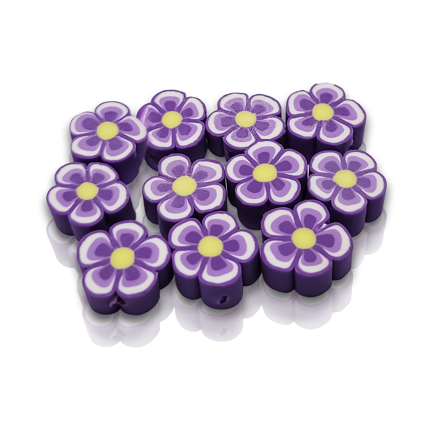 Polymer Flower Beads