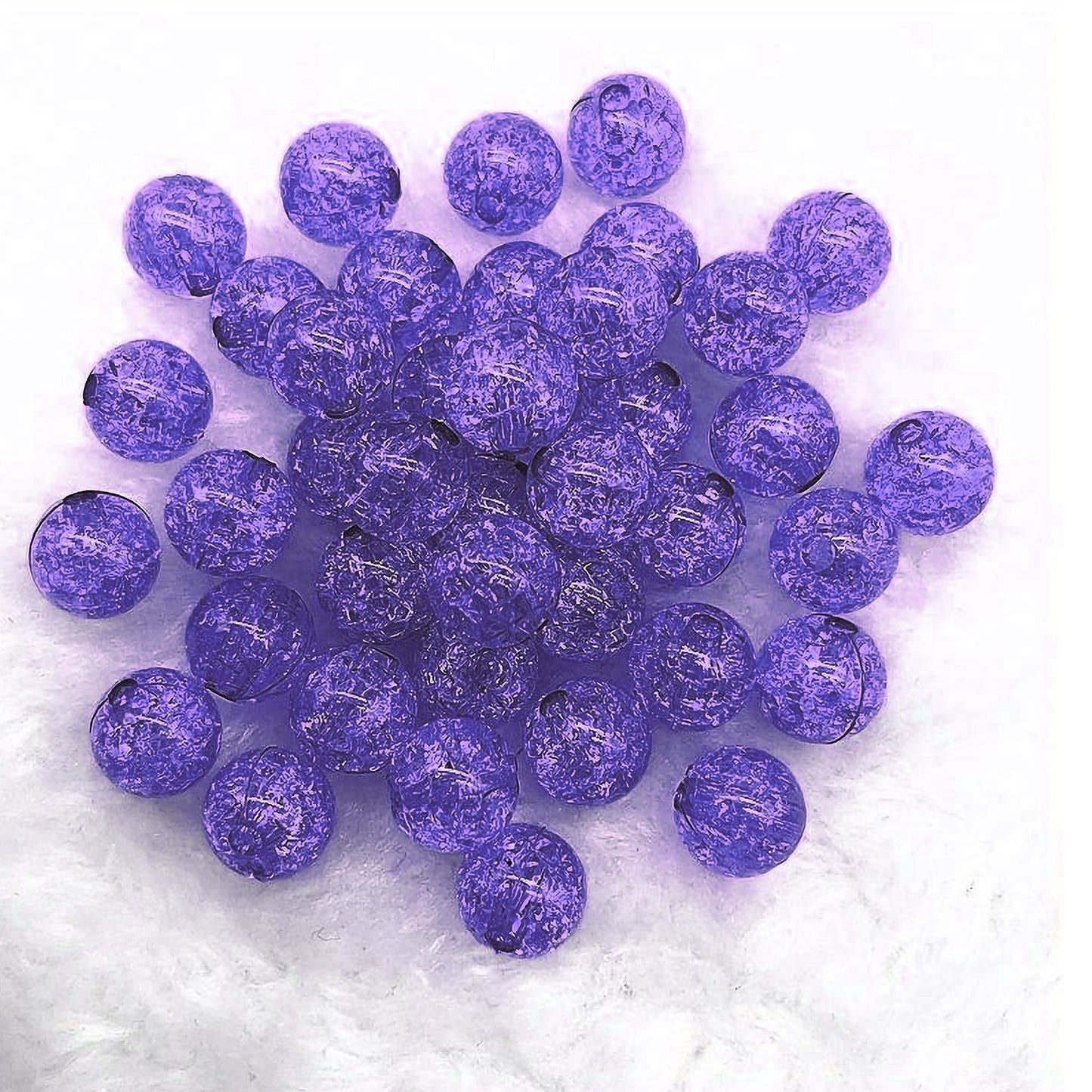 8mm Acrylic Crackle Beads