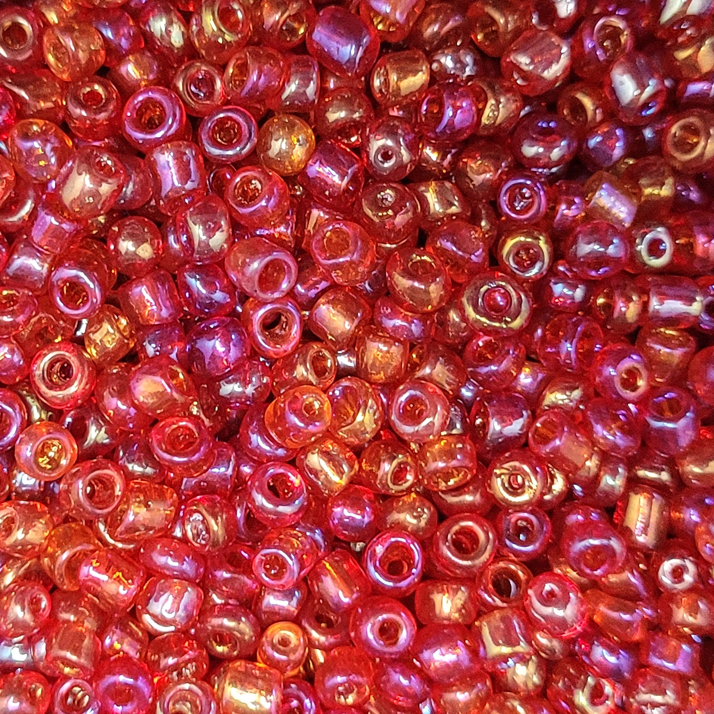 Rainbow Glass Seed Beads