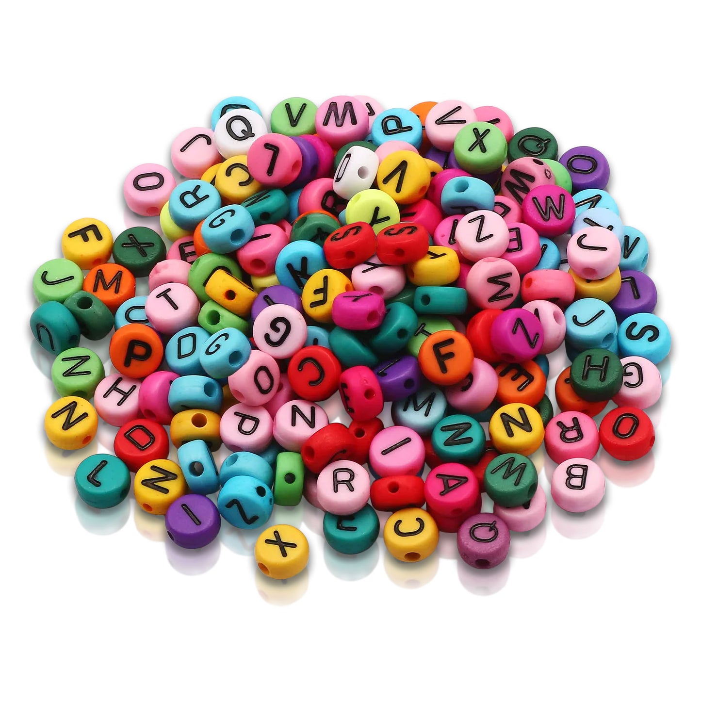 Alphabet Round Beads