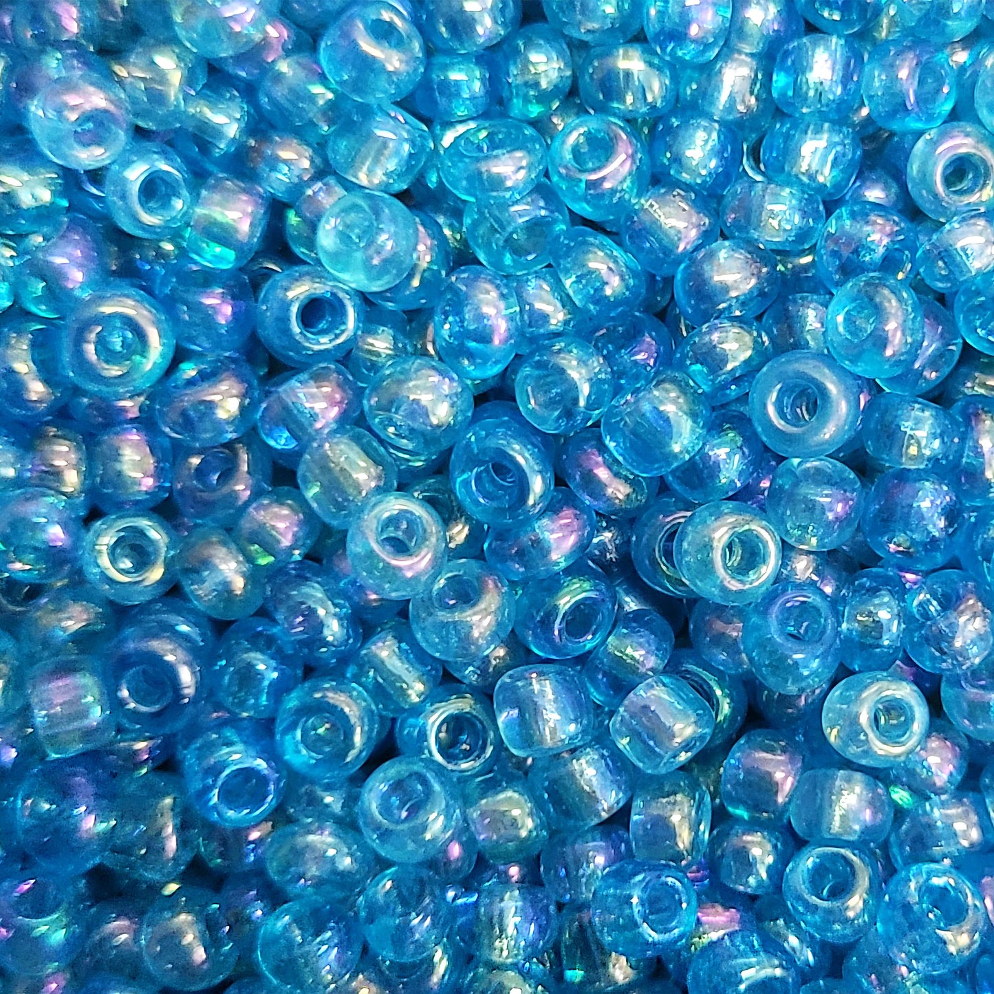 Rainbow Glass Seed Beads