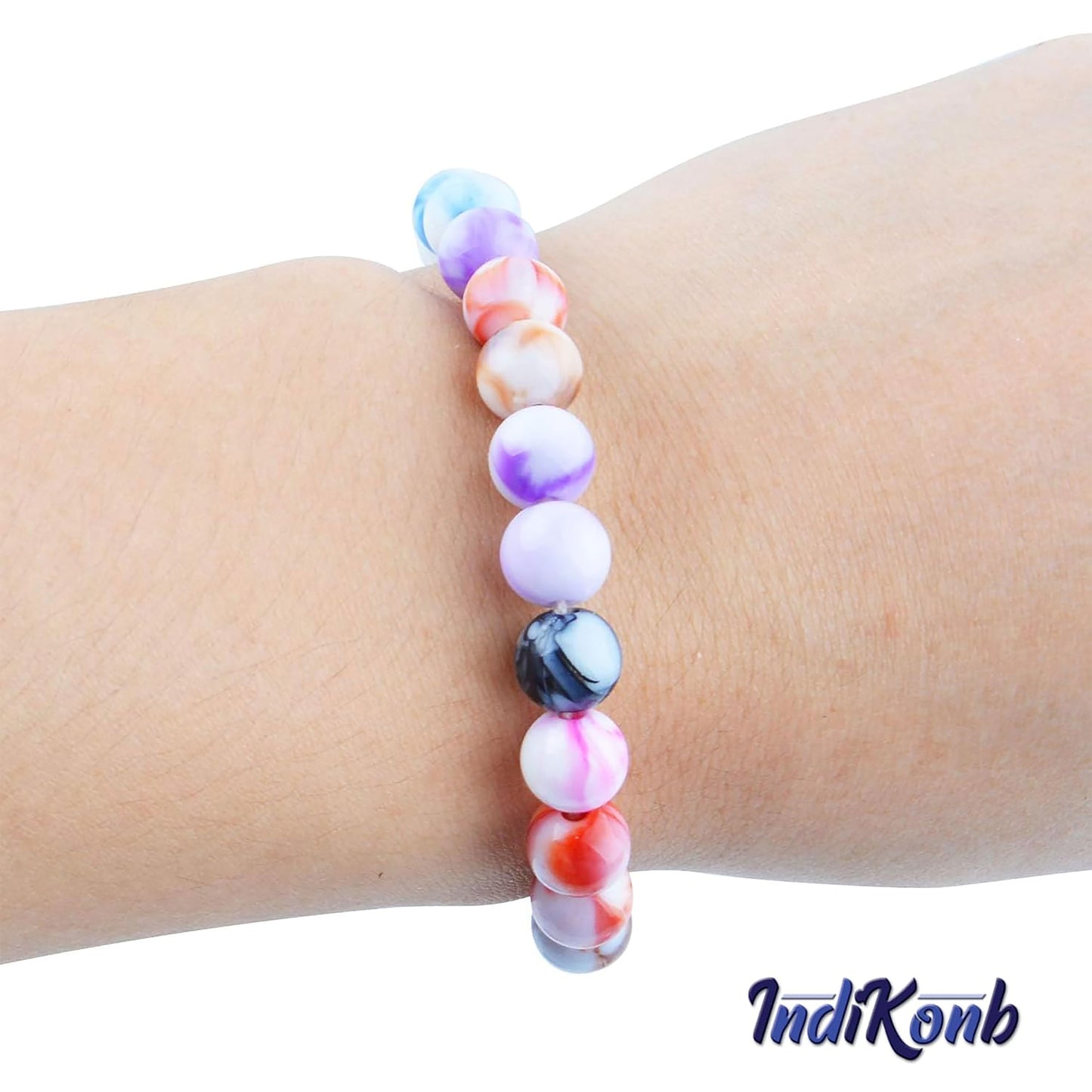 Lucid Marble Beads 12 Colour Combo Set , 6mm size