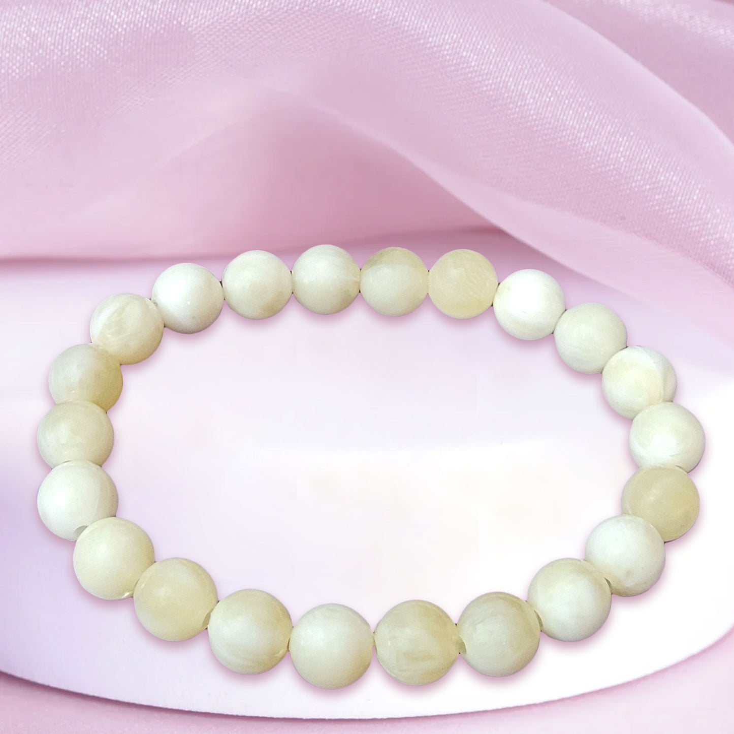 Marble Bracelet for Women and Girls - Lucid Theme - 8mm Beads