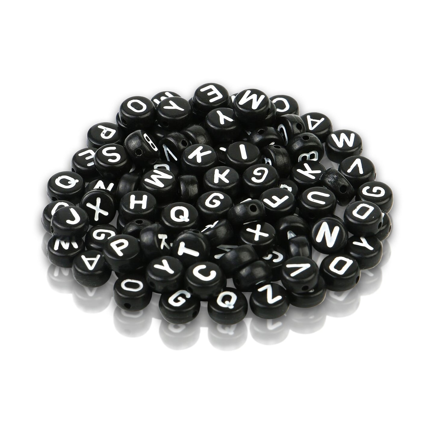 Alphabet Round Beads