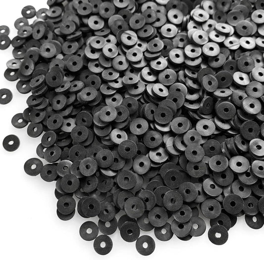 Multicolour Polymer Clay Disc Beads