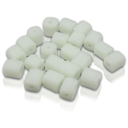 Glass Cube Spacer Beads