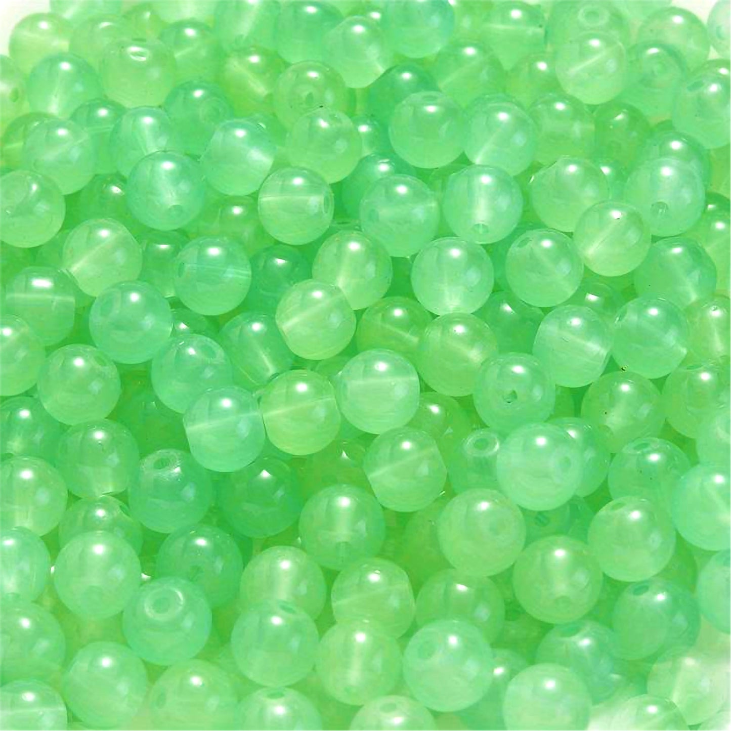 Jelly Glass Beads - 8mm