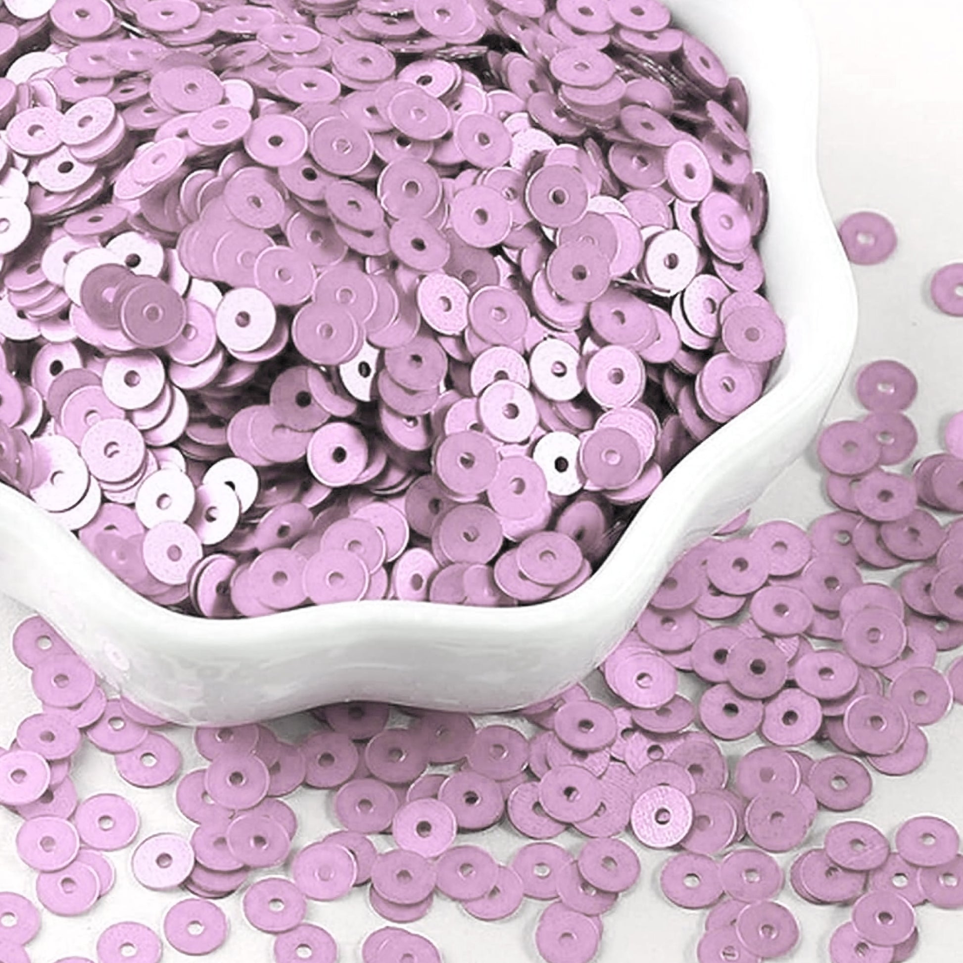 Light Purple Round Sequins for Crafts
