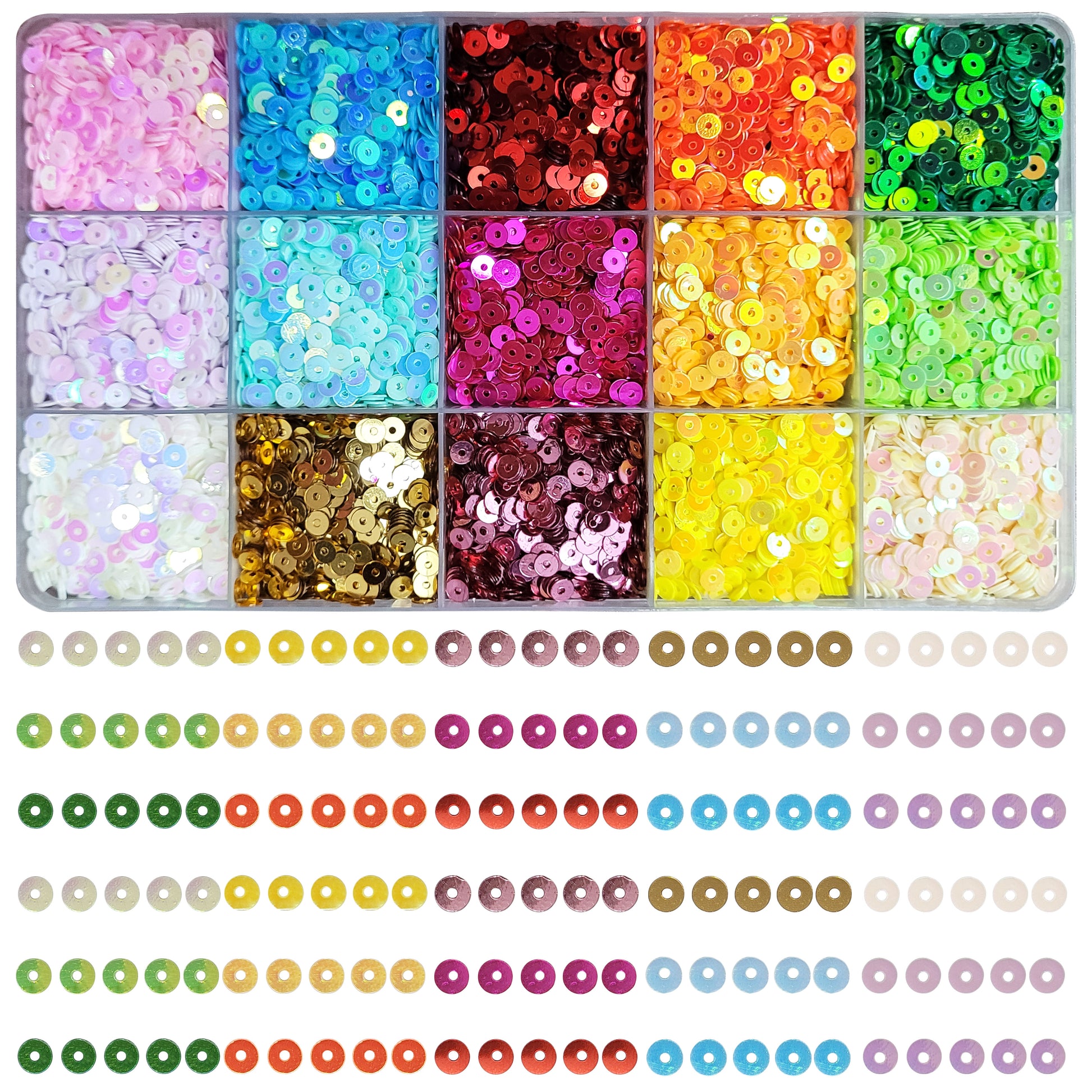 Multicolour Sequins Set for Crafts