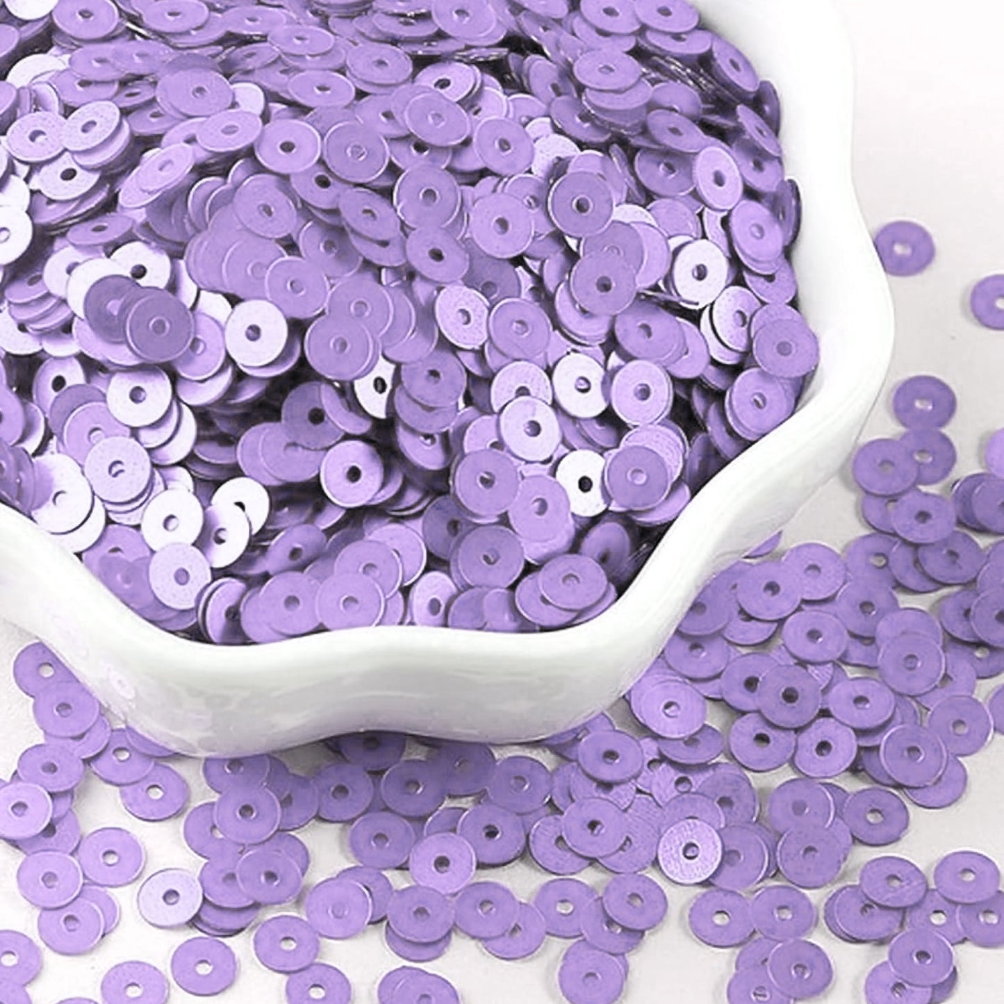 Round Purple Sequins for Crafts
