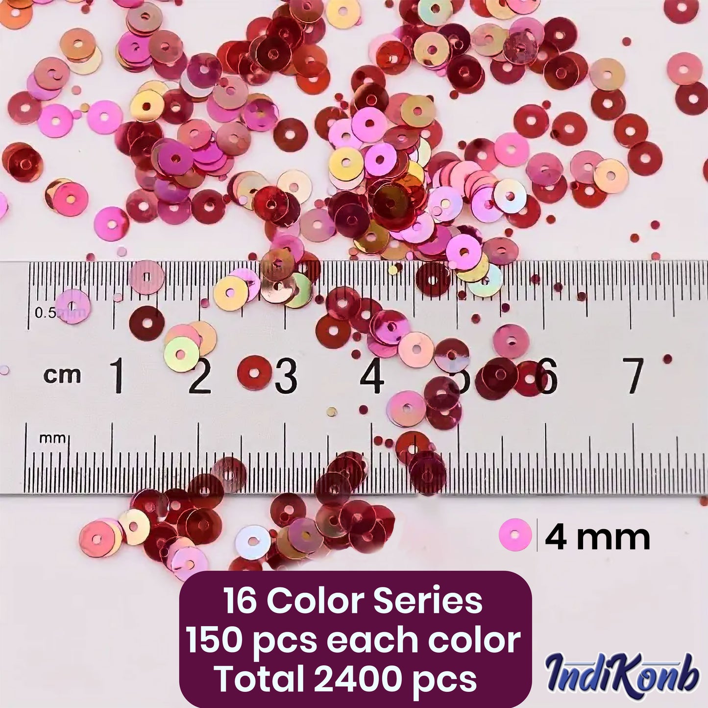 Round Plastic Sequins for Crafting