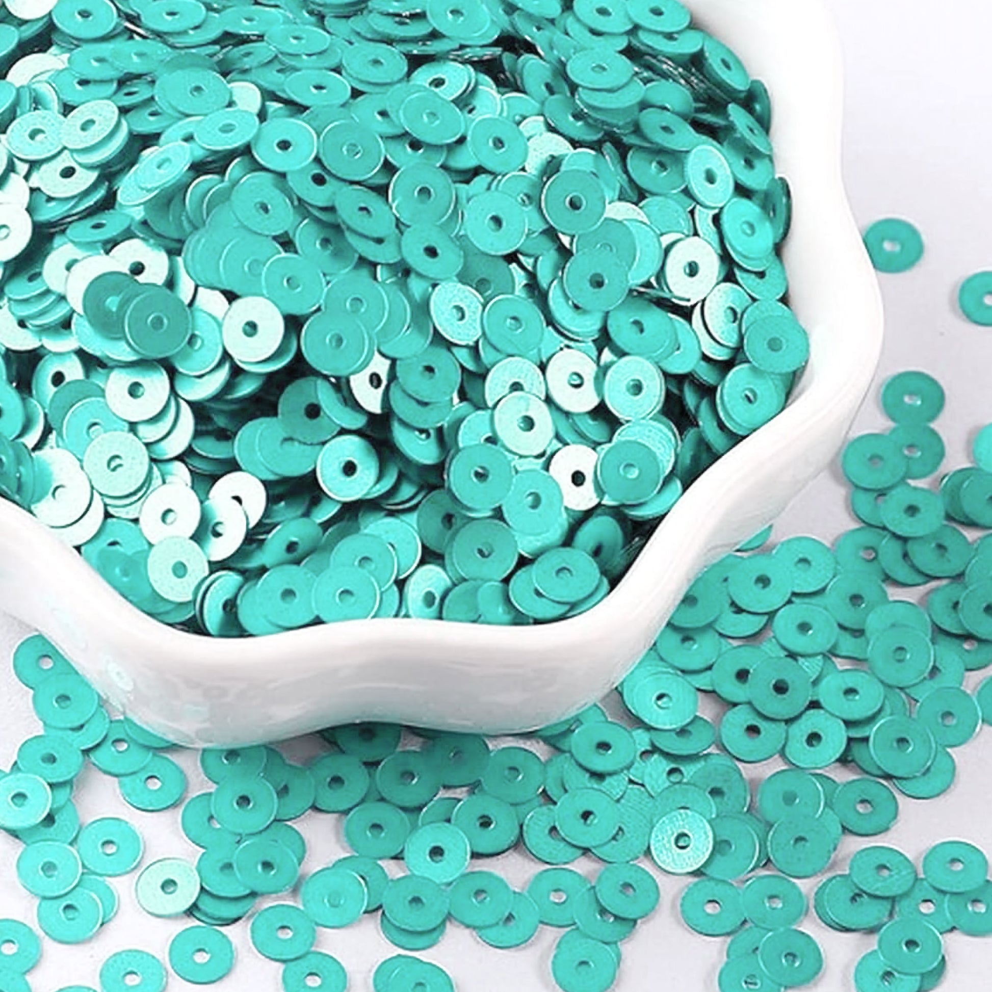 Light Sea Green Sequins