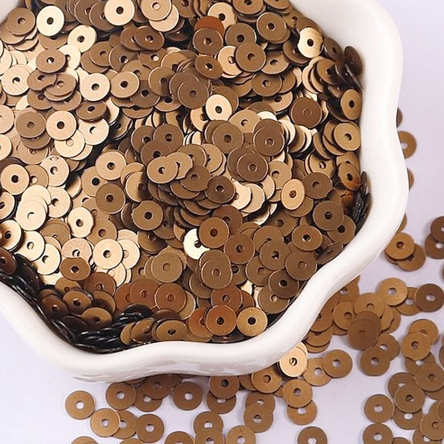 Brown Round Sequins for Crafts