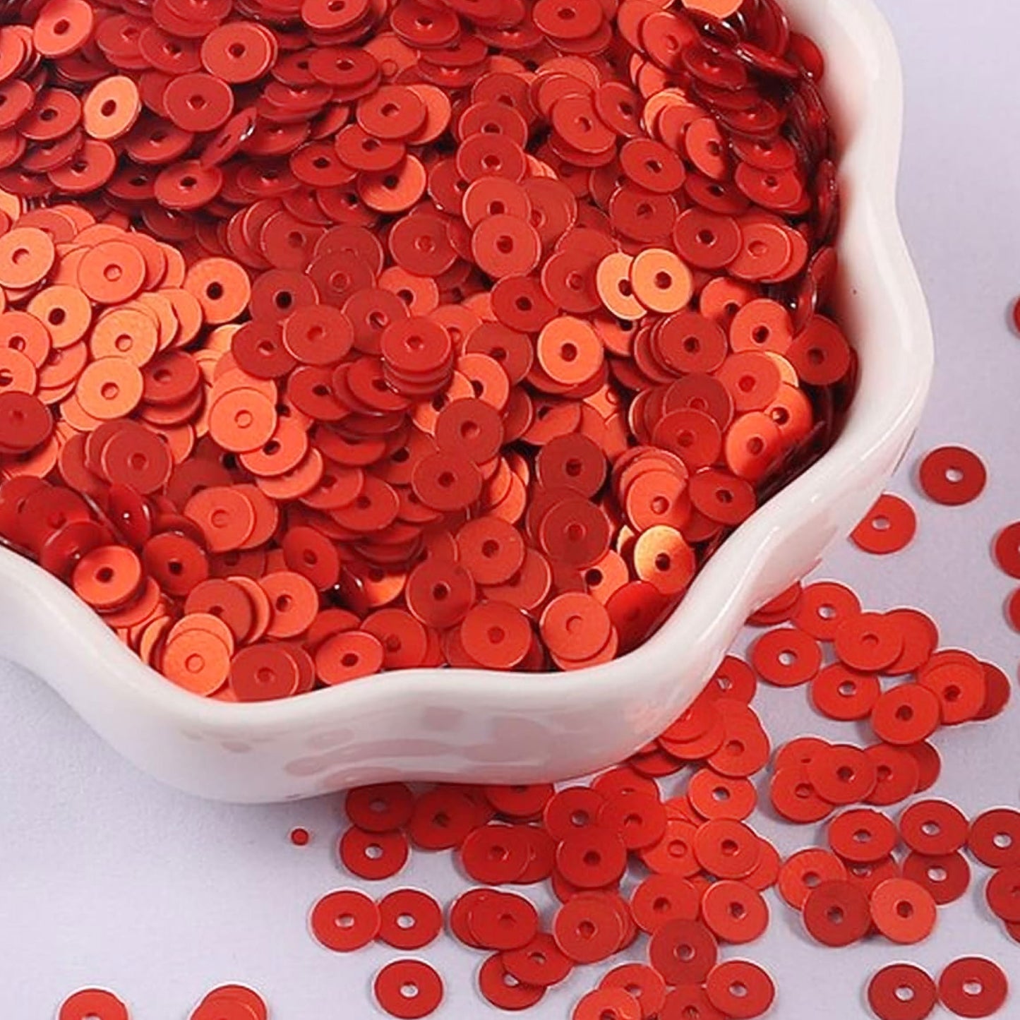Red Round Sequins for Crafts