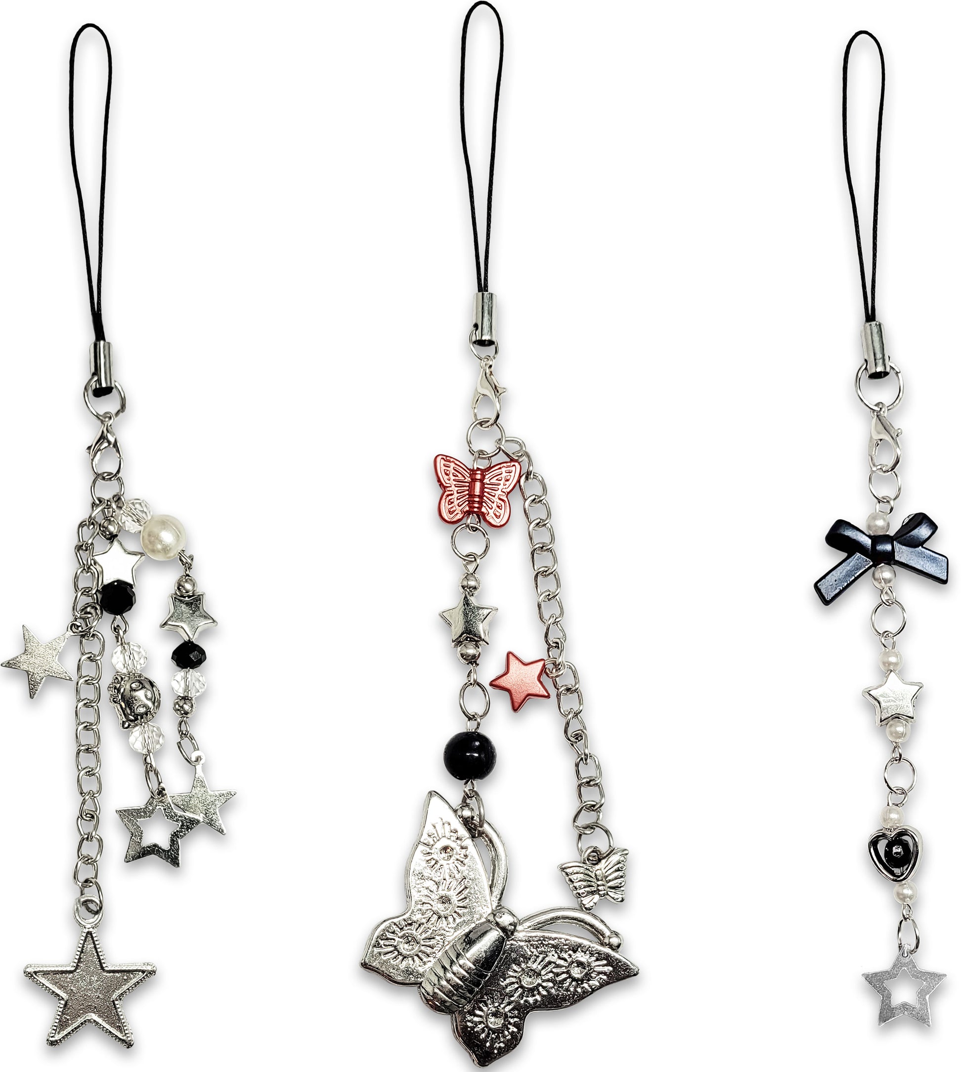 Beaded Mobile Charm Set