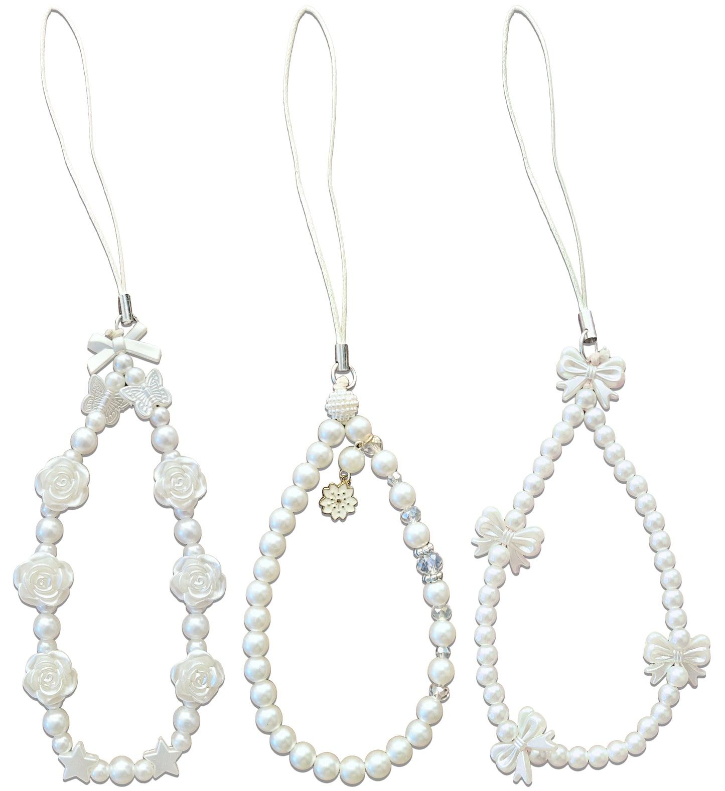 Beaded Phone Charm Set