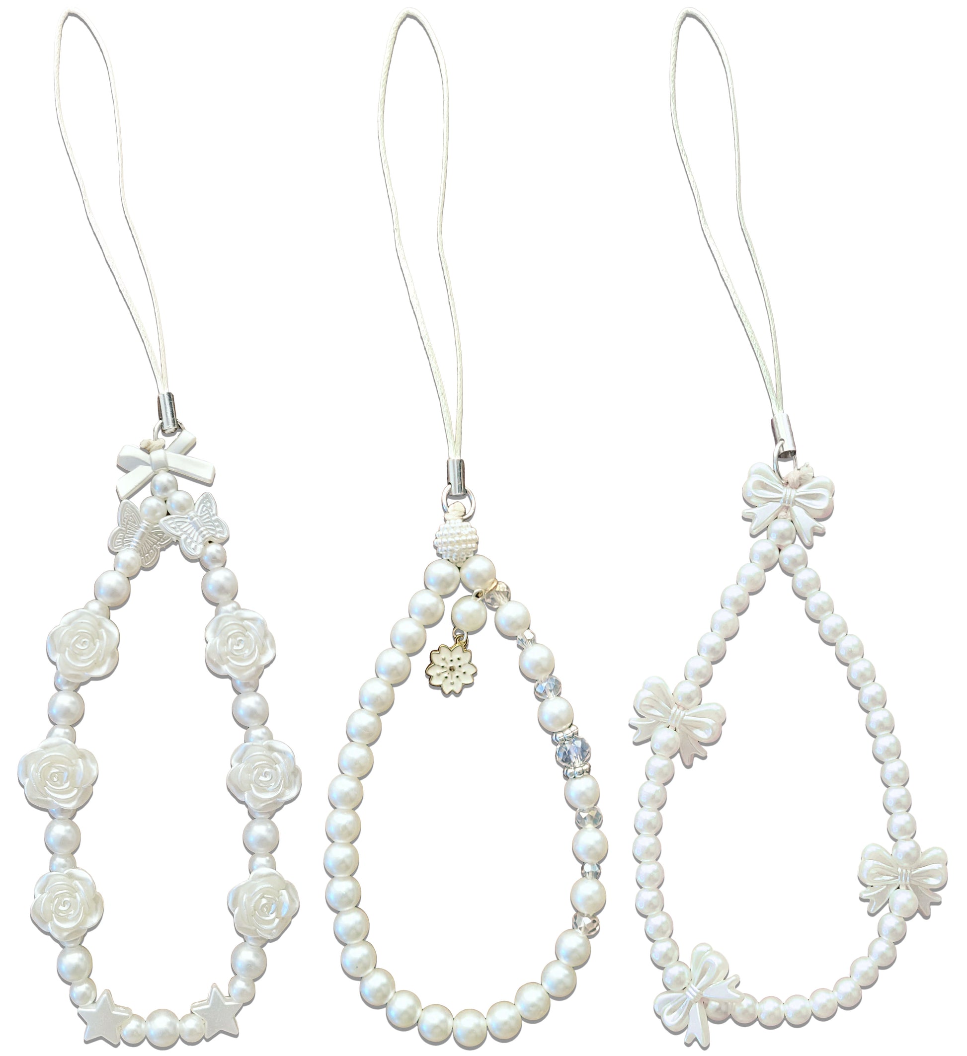 Beaded Phone Charm Set