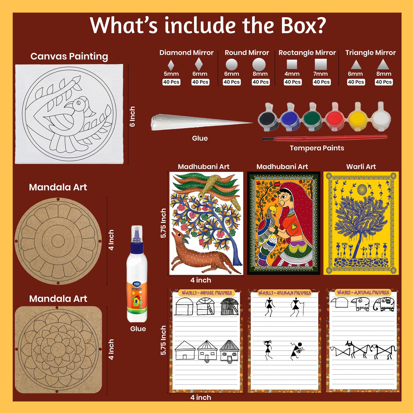 Kids Indian Art and Craft Kit