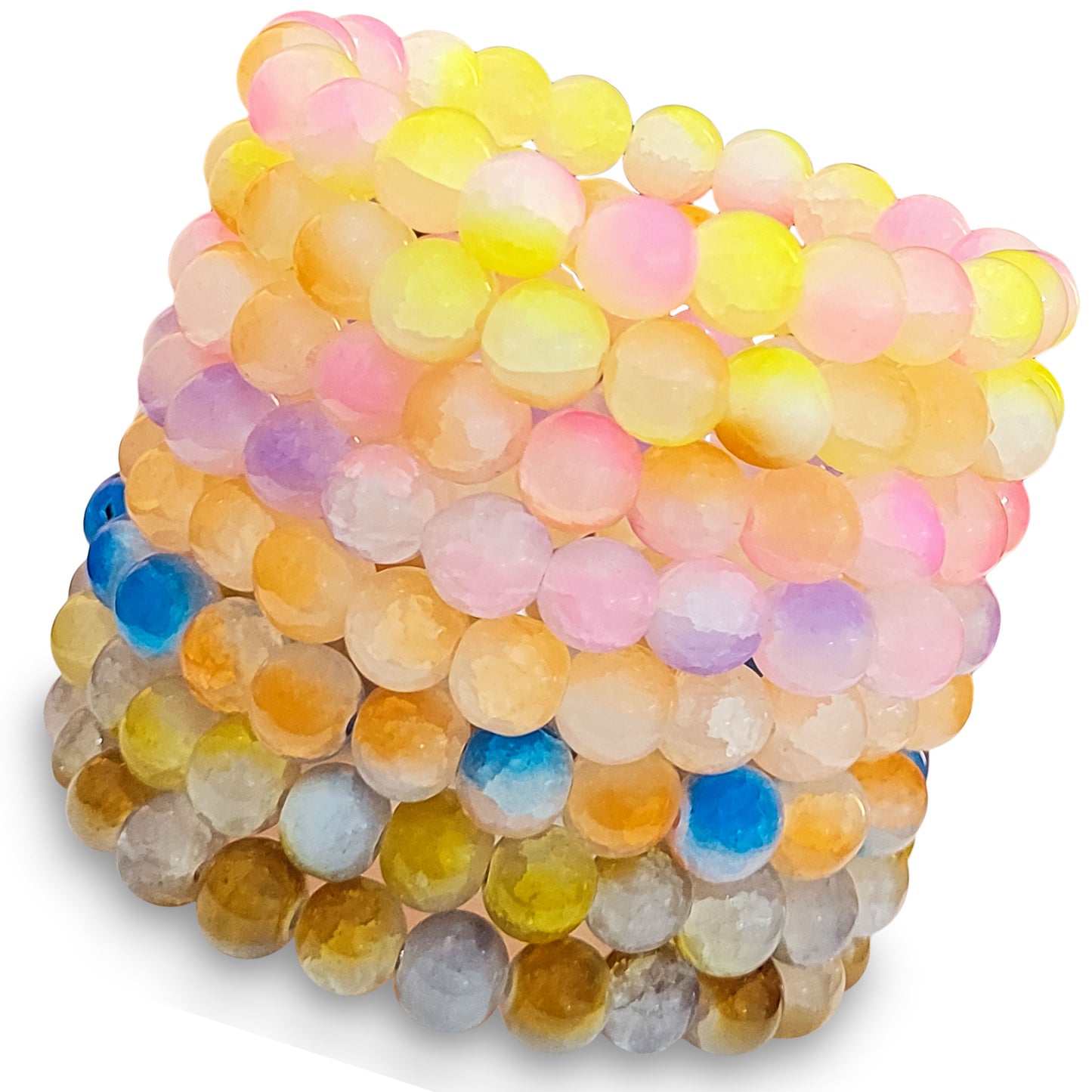 Colorful Beaded Bracelet Set