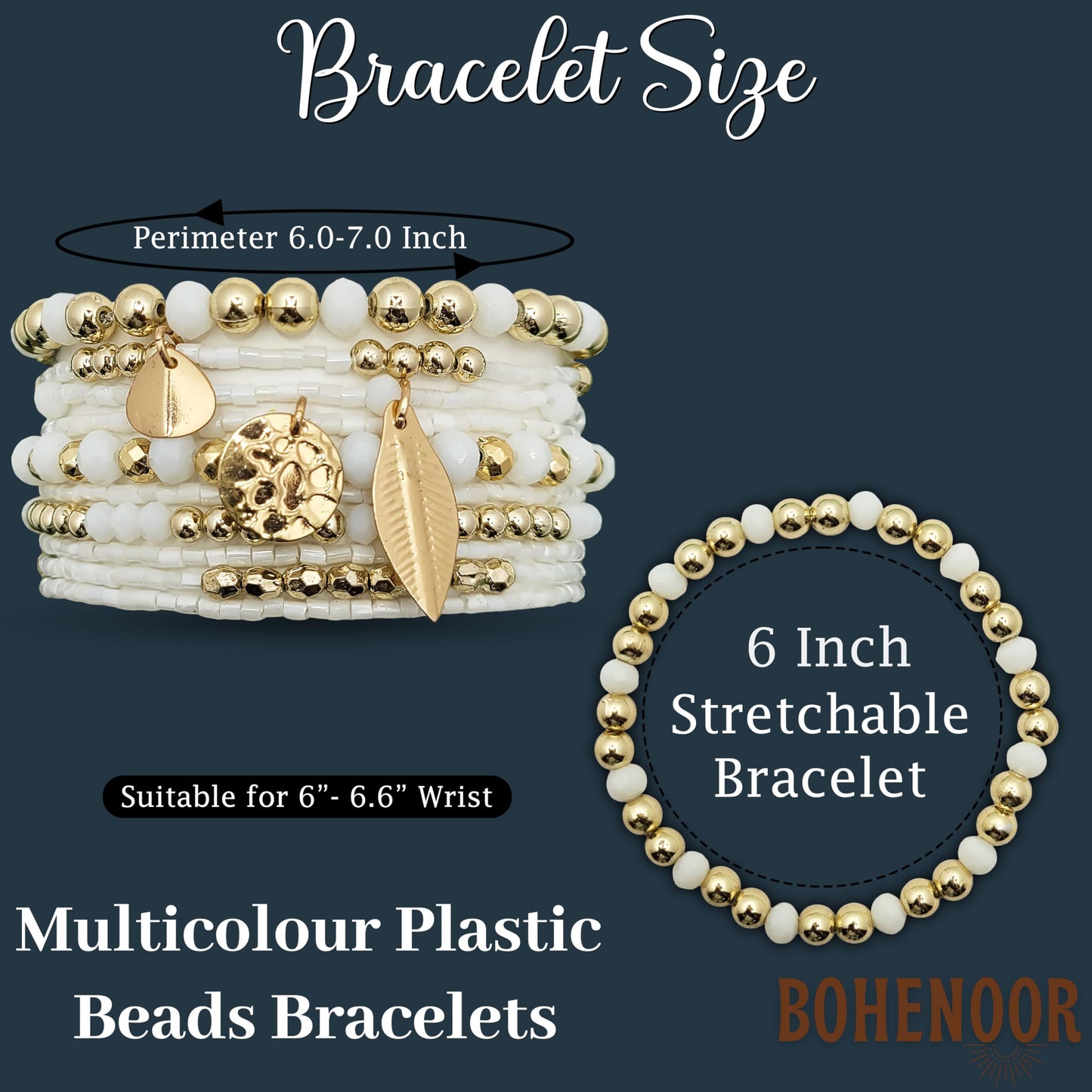 Bohemian Bracelet Set for Women - 1 Set