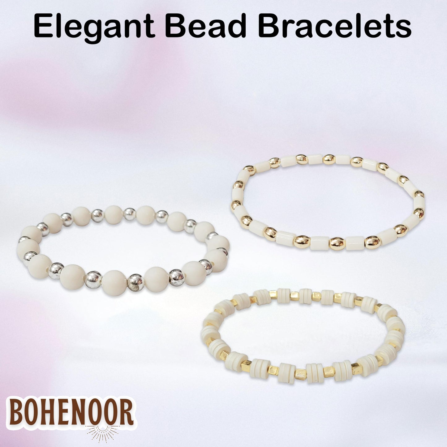 Bohemian Beads Bracelet Set for Women - 1 Set