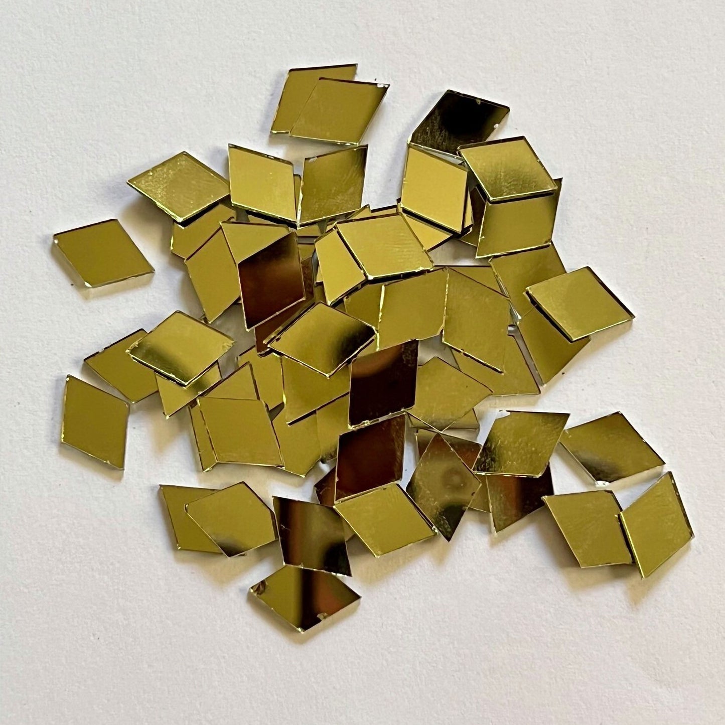 Gold Kite Glass Pieces for Lippan Art & Crafts 100g