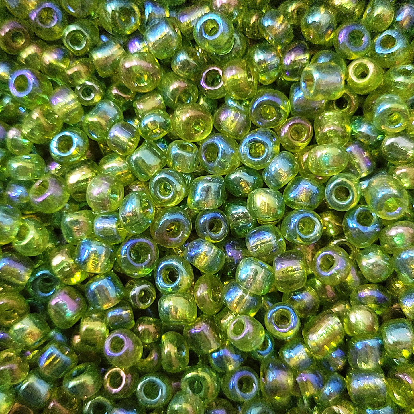 Rainbow Glass Seed Beads