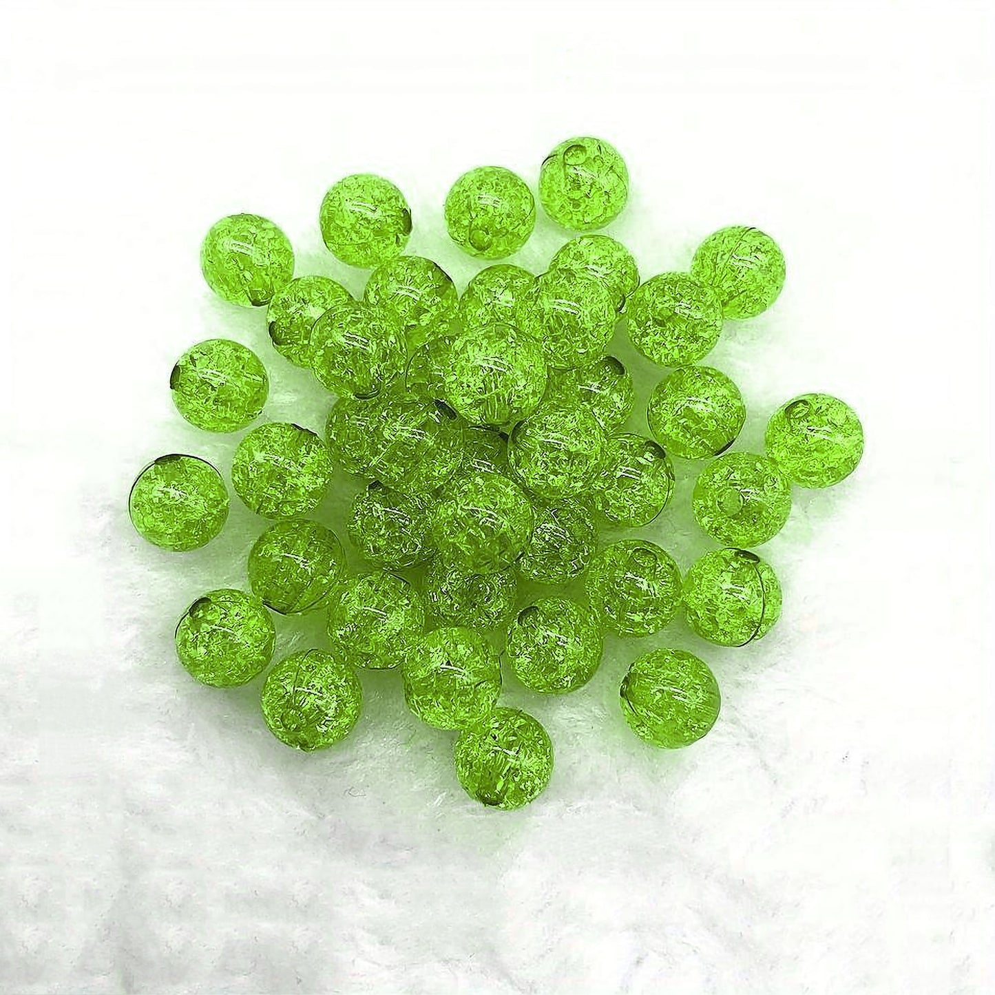 Crackle Glass Beads - 6mm