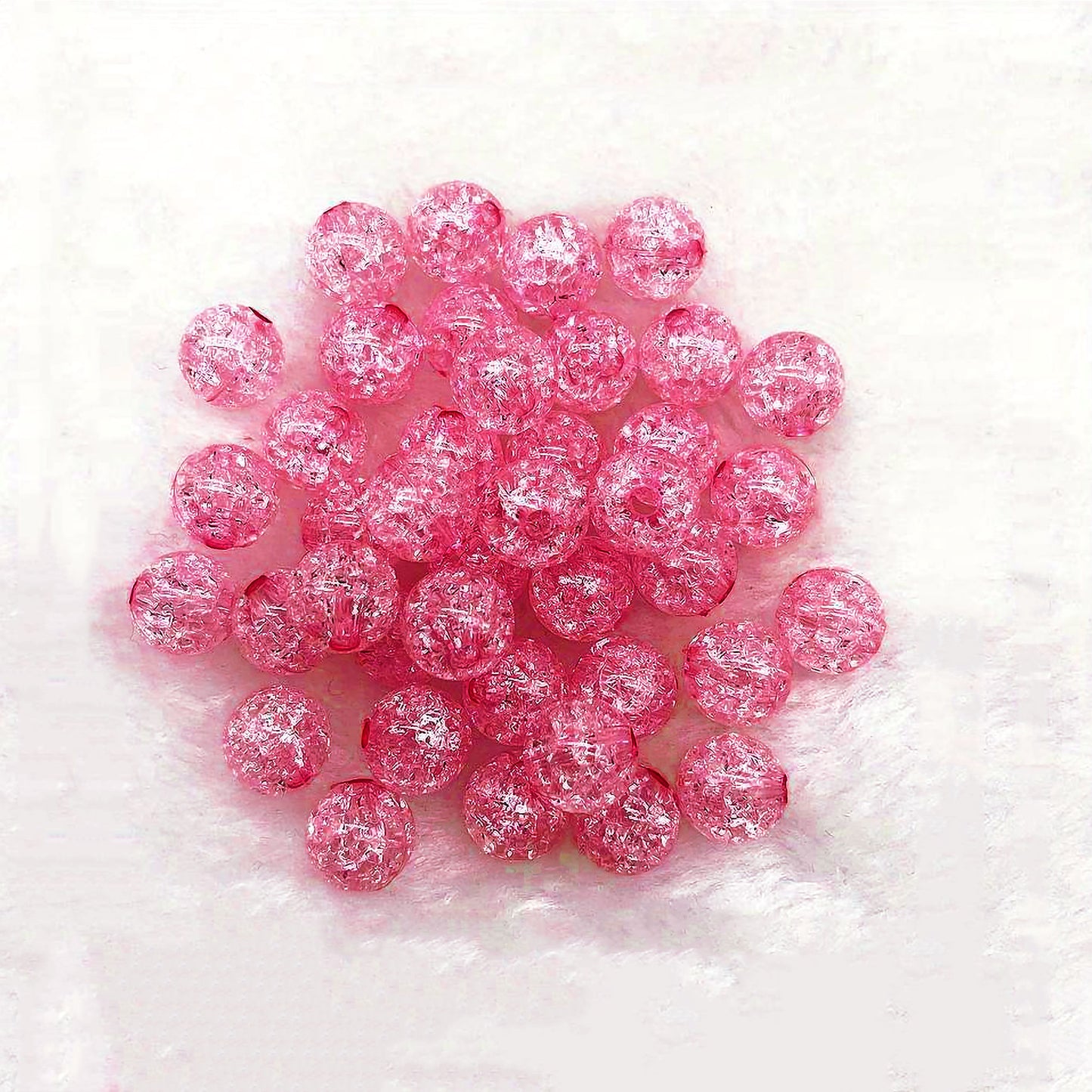 Crackle Glass Beads - 6mm
