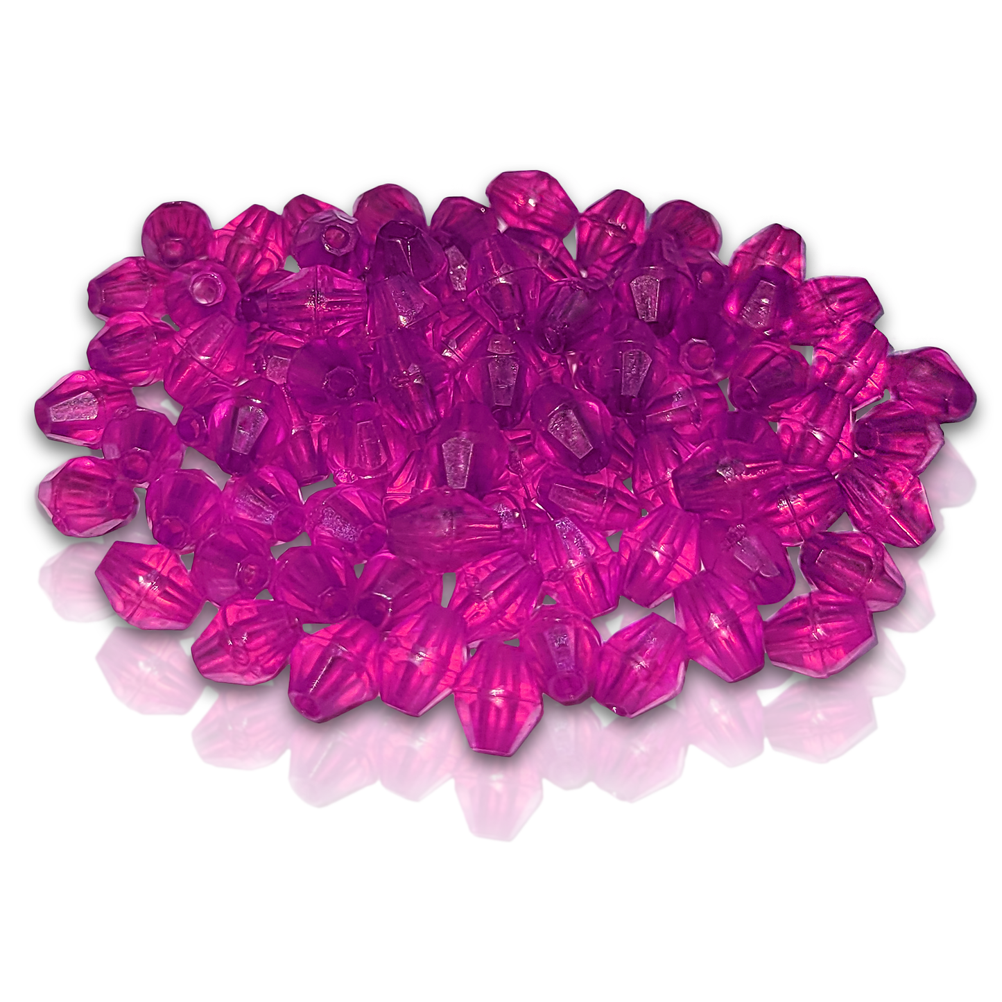 Bicone Acrylic Beads