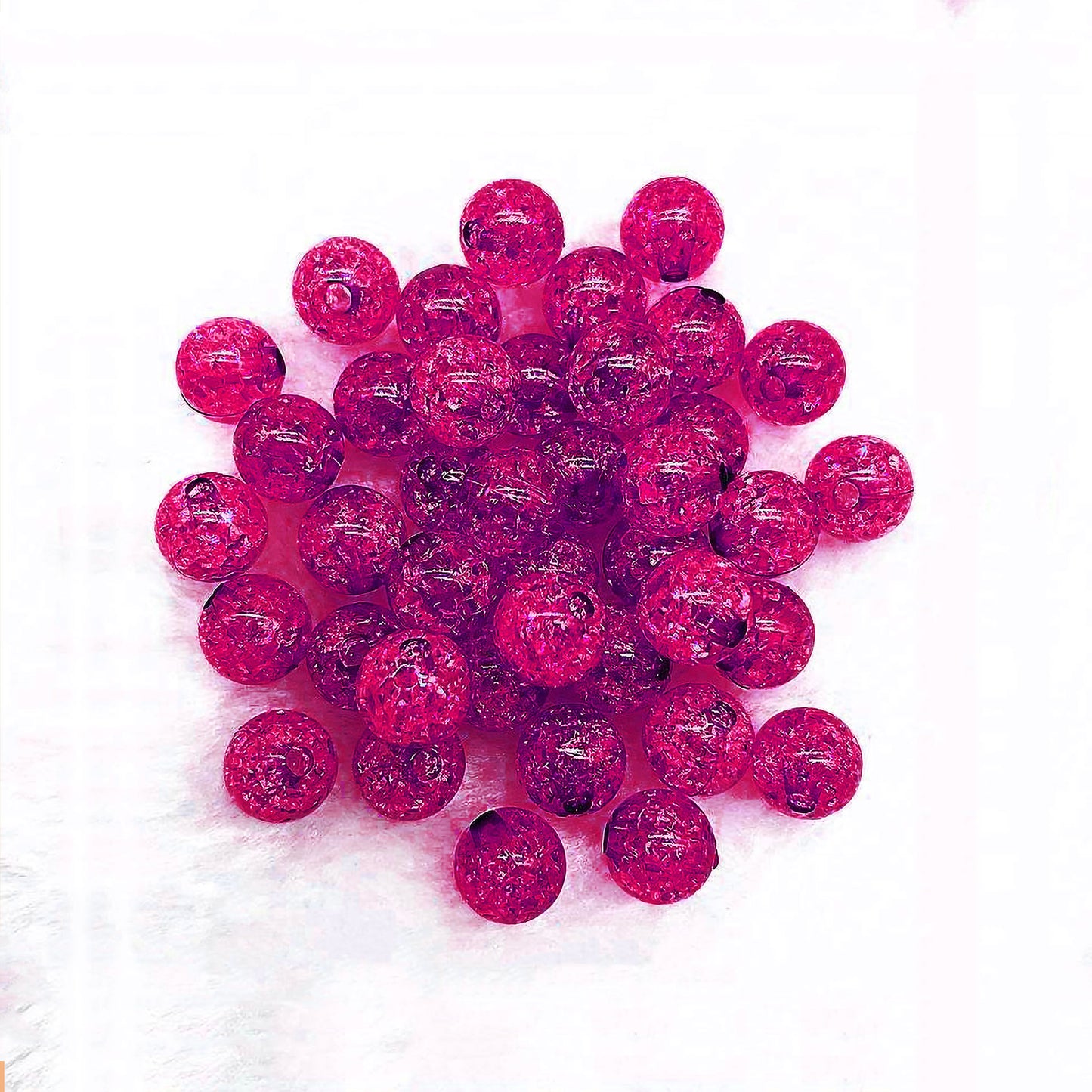 Crackle Glass Beads - 6mm